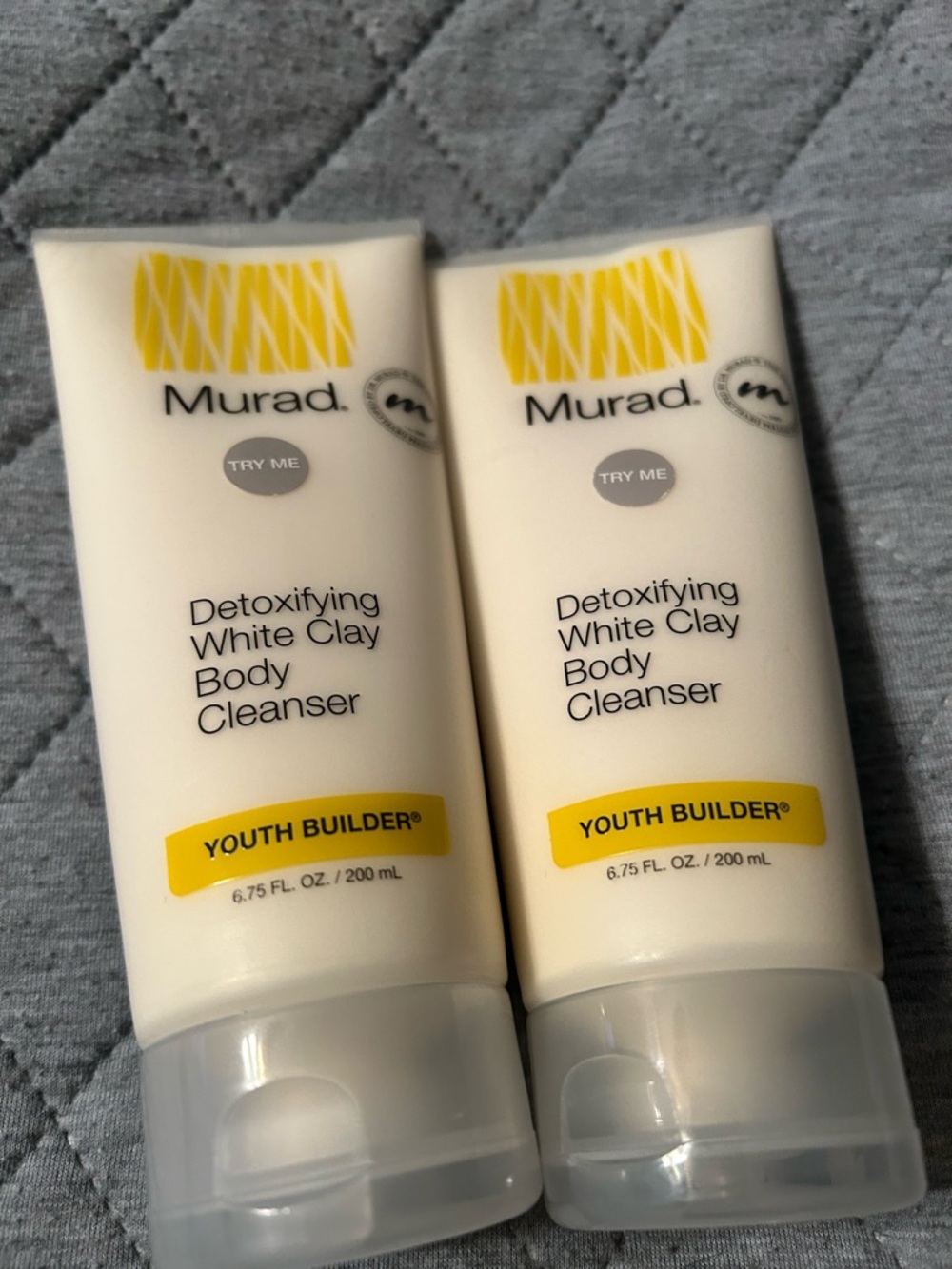 Murad Detoxifying White Clay Body Cleanser — White with Yellow Accents